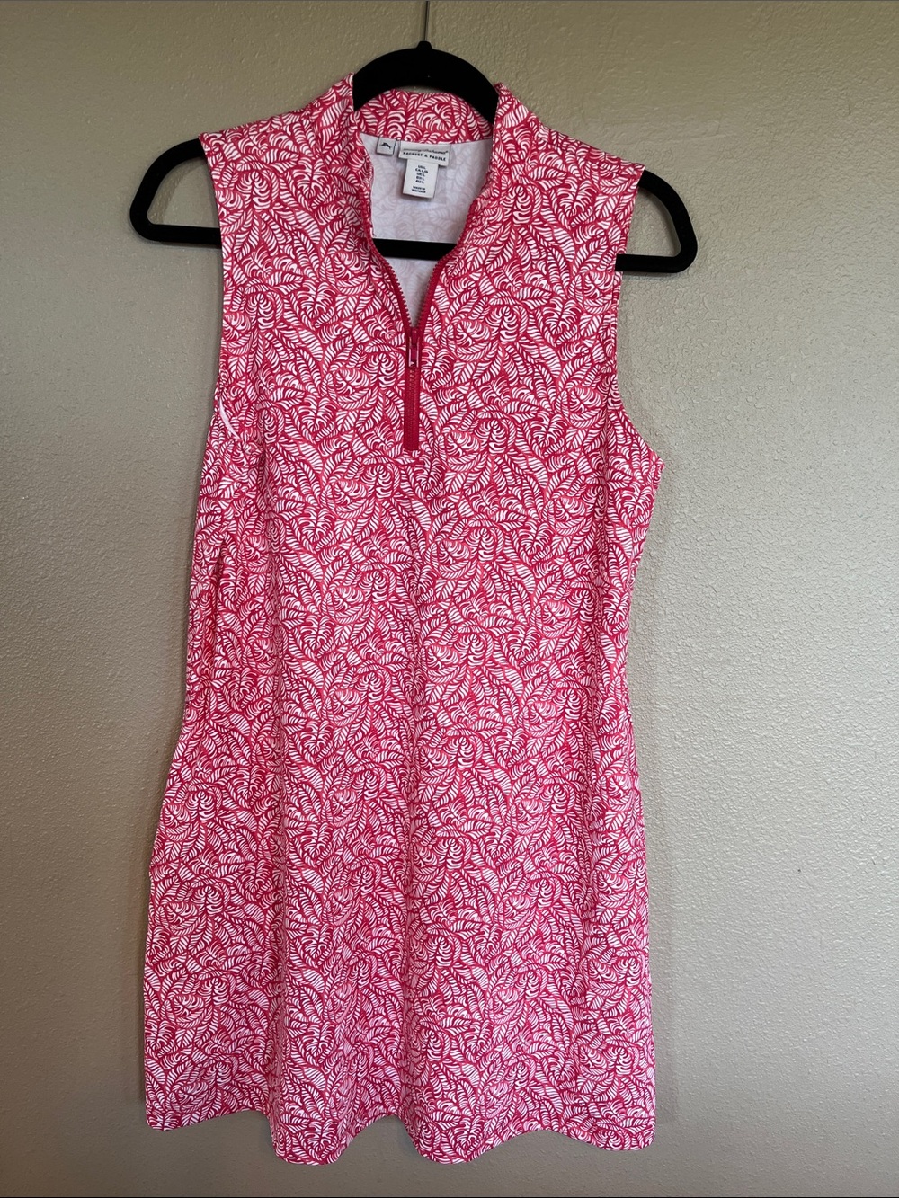 Tommy Bahama Pink & White Racquet & Paddle Dress